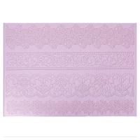 Molde de silicone retangular com vários rebordos, 37,3 x 26,6 cm - Artis decor