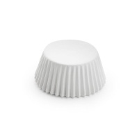 Mini cápsulas de cupcake brancas 4 cm - Pastkolor - 30 unidades