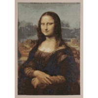 Kit ponto de cruz - Mona Lisa - DMC