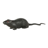 Rato preto de 18 cm