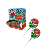 Chupa chupa sabor melancia com sementes - Fini - 100 unidades