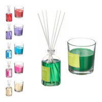 Conjunto de mikado de 100 ml e vela perfumada - 2 unid.