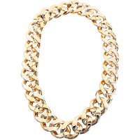 Corrente dourada estilo rapper