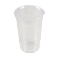 Copos de plástico reutilizáveis transparentes de 500 ml - 40 unid.