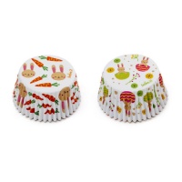 Cápsulas para cupcakes coelhinho da Páscoa - Decora - 36 unidades