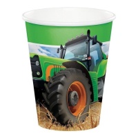 Copos de Tractor de 250 ml - 8 unidades