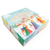 Caixa para o bolo-rei 35 x 35 x 8 cm
