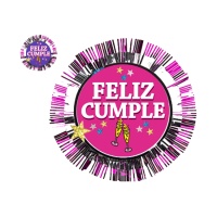 Pregadeira Feliz Aniversário 14 cm - 1 peça