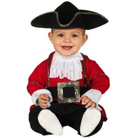 Fato de pirata com chapéu para bebé