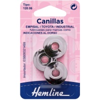 Bobinas para máquinas de costura com gancho padrão - Hemline - 3 pcs.