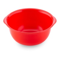 Taça de plástico vermelha com pegas 21 x 10,5 cm - Dekora
