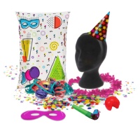 Festas de aniversário multicoloridas - 1 peça