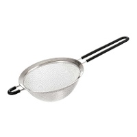 Peneira de 16 cm em aço com silicone