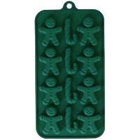 Molde de Boneco de Gengibre e bastão de doce - Wilton - 12 cavidades