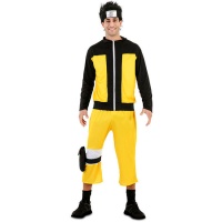 Fato Naruto amarelo para homem