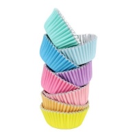 Cápsulas de cupcake de cor pastel - PME - 100 pcs.