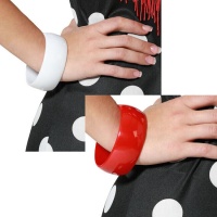 Pulseira sevilhana branca ou vermelha - 1 peça