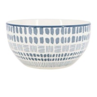 Taça estampada azul-cinzenta de 0,75 L