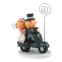 Pit & Pita 9,5 cm porta-retratos para casamento de mota clip