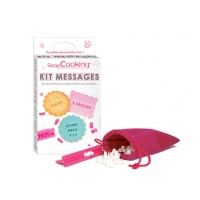 Kit de biscuit com mensagem de 8 x 1,5 cm - Scrapcooking