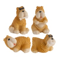 Figuras para bolo de cães de 3 cm - Dekora - 50 unidades