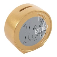 Mealheiro de moeda de Euro de 12 cm