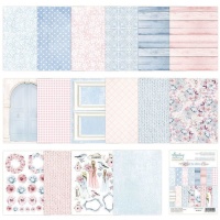 Kit de papel para scrapbooking Elodie sortido - Mintay - 24 folhas