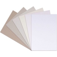 Kit de cartolinas lisas natura de 25,4 x 18 cm - Artis decor - 18 unidades