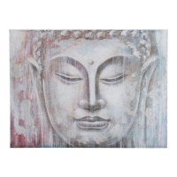 Tela de Buda pintada à mão 1,00 x 0,75 m - DCasa