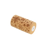 Mini rolo marcador de madeira de flocos de neve - scrapcooking - 1 unidade