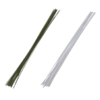 Fios para flores calibre 18 - 50 unidades - 40 cm - Decora