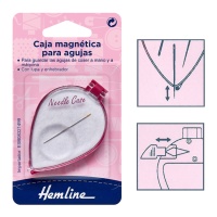 Almofada de alfinetes magnética com lupa e enfiador de linha - Hemline