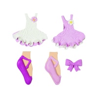 Figuras de açucar de Bailarinas - Decora - 5 unidades