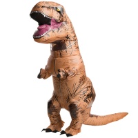 Fantasia de T-Rex insuflável Jurassic World com som para adulto