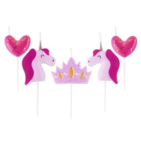 Velas Princesa - PME - 5 peças