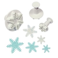 Cortadores de flocos de neve com ejetor - PME - 3 pcs.