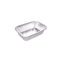Recipiente retangular descartável 15,9 x 10,9 x 3,8 cm - 5 unidades