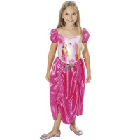 Fato de princesa fúcsia da Barbie para crianças