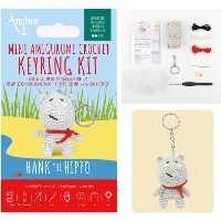 Kit Chaveiro Amigurumi - Hank the Hippo - Anchor