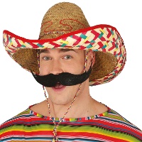 Chapéu mexicano de 50 cm com desenho