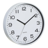 Relógio de parede branco de 40 cm - DCasa