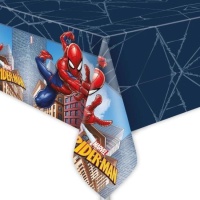 Toalha de mesa Spiderman na cidade de 1,20 x 1,80 m
