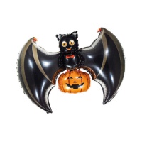 Balão de morcego com abóbora 103 x 62 cm