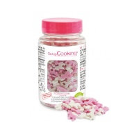 Sprinkles de Unicórnios brancos e rosa de 50 g - Scrapcooking