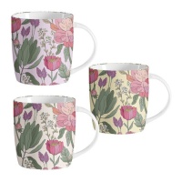 Chávena flores da primavera 350 ml - 1 peça