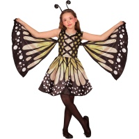 Fantasia de borboleta verde para menina
