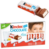 Barra de chocolate Kinder - 8 barras