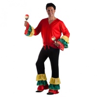 Fato de Rumbero tricolor para homem