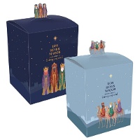 Caixa presente de 20 x 15 cm de Reis Magos - 1 unidade
