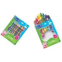 Lápis de cera com 8 cores da Peppa Pig - 4 caixas